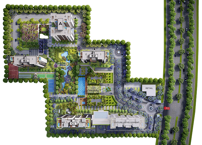 Master Plan - Silverglades The Legacy Sector 63A Gurgaon